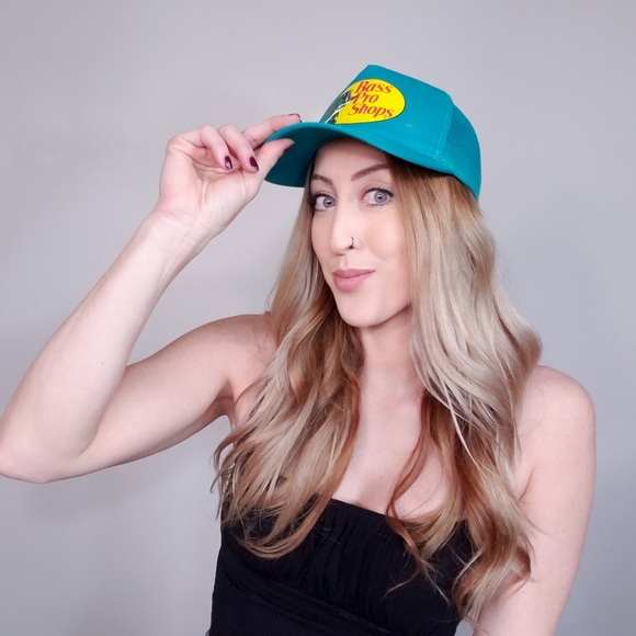 Turquoise Trucker Hat Snapback 